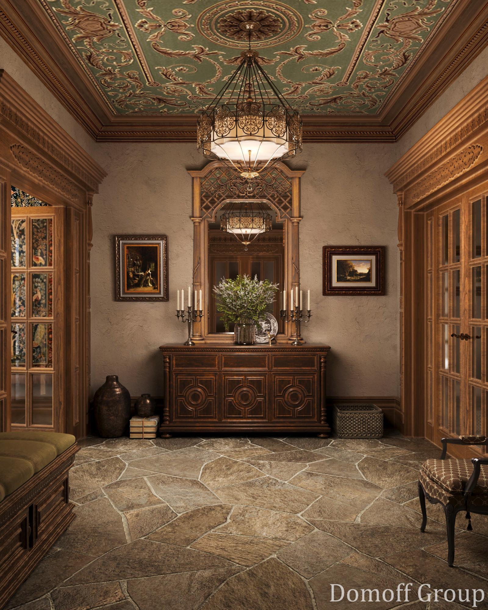 Холл 1 этажа в Стиле 