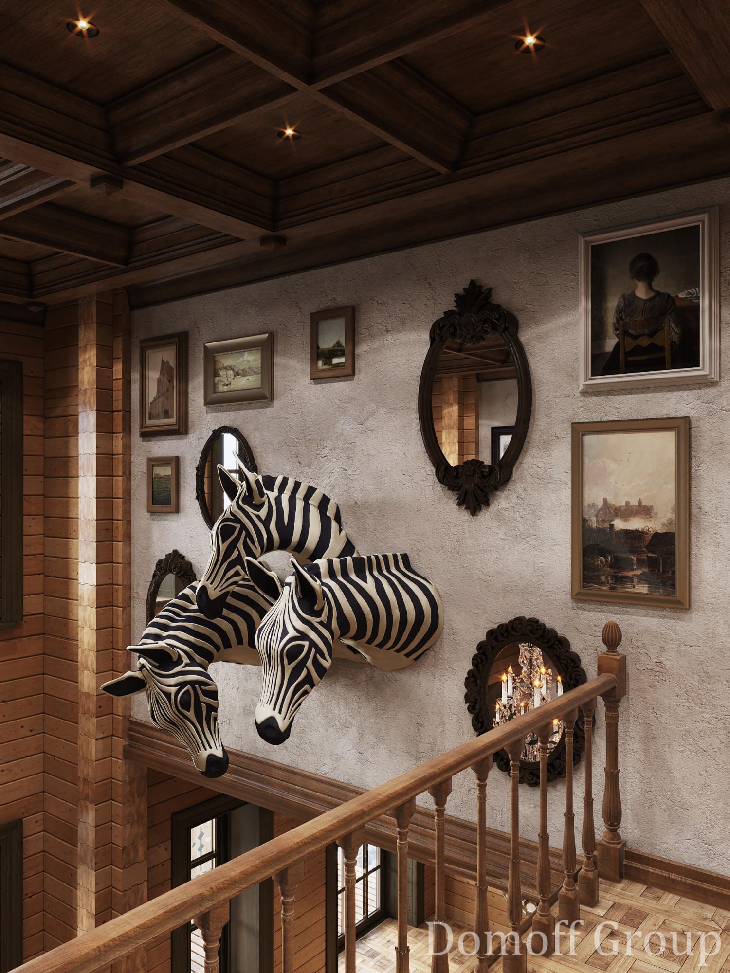 Холл 2 этажа в Стиле 