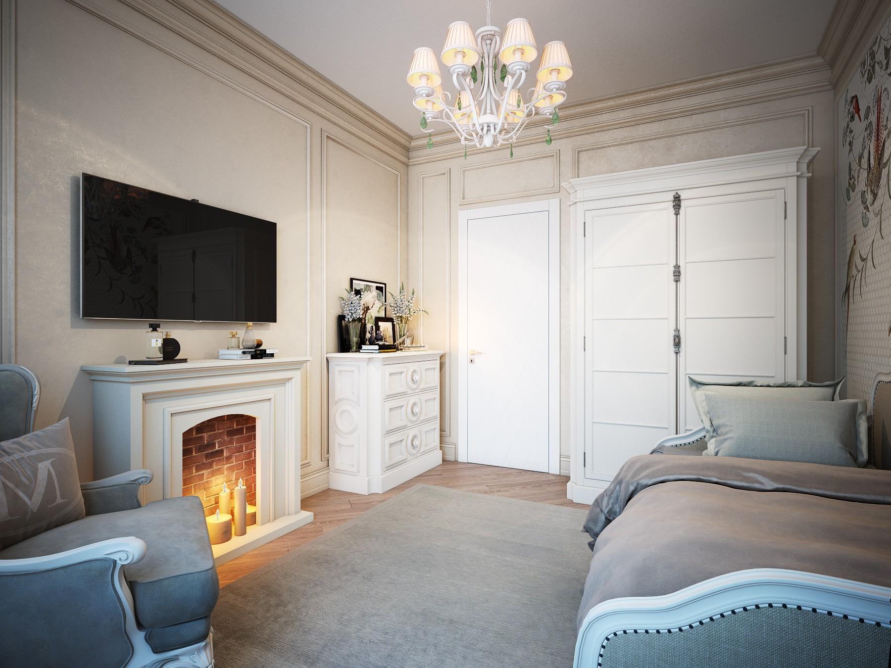 Гостевая спальня в Стиле Современная классика