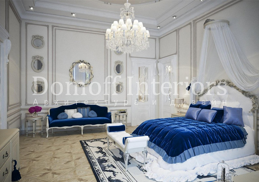 Цвета в оформлении спальни в классическом стиле