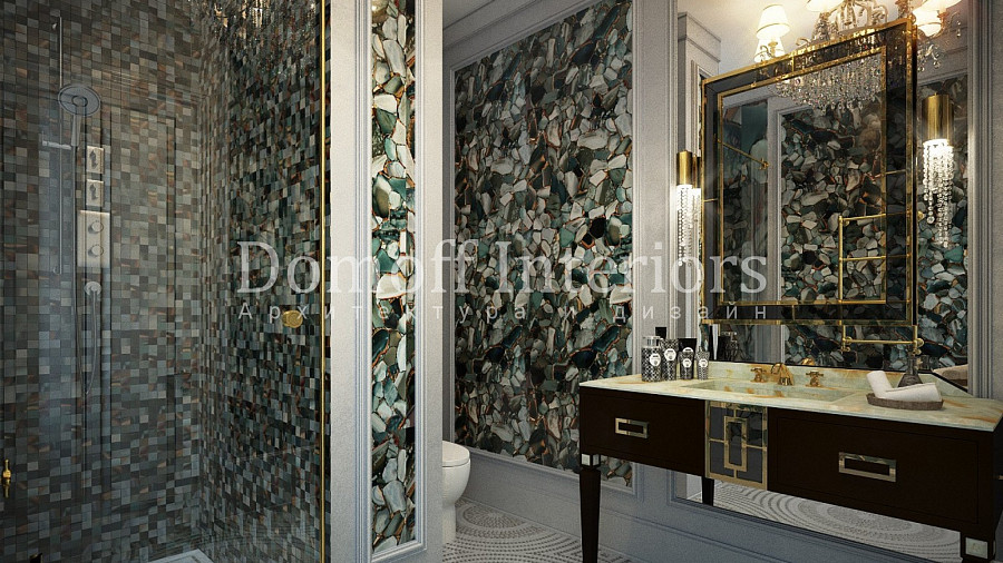 Мозаика в ванной: стильно, интересно, практично